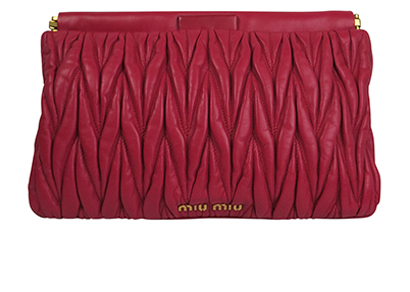 Matelasse Clutch, front view